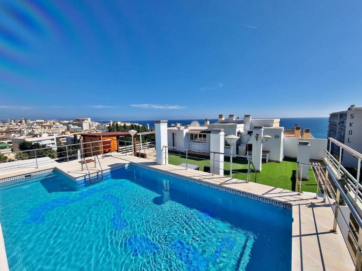 Penthouse With Private Pool, Hot Tub Jacuzzi With Sea Views And Chill-Out Zone, Close To The Sea Марбелья Экстерьер фото